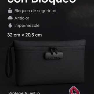 Neceser de Seguridad "Vault" KEY96 – Bolsa Anti-Olor con Candado