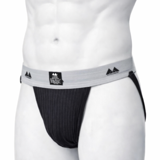 AMORABLE Jockstrap / Suspensorio Deportivo Negro – Banda 5 cm
