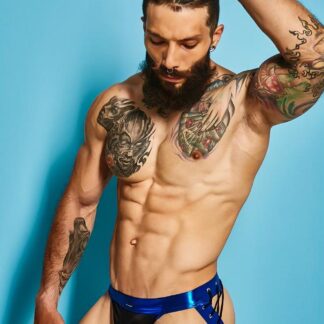 CUT4MEN C4M14 Suspensorio Desire Leatherette Azul