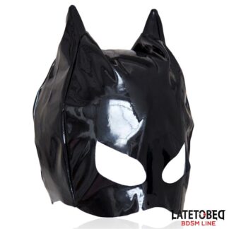 LATETOBED BDSM LINE Máscara de Mujer Gato Fetish con Orejas – Misterio y Dominación
