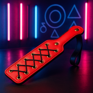 LOVETOY Rebellion Reign – Pala con Cuerdas 15” (Red & Black)