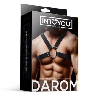 INTOYOU BDSM LINE – Arnés Masculino Darom (Cuero Vegano)