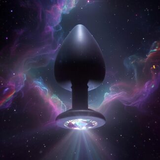AFTERDARK Sparkly · Plug Anal de Silicona con Joya · Talla S